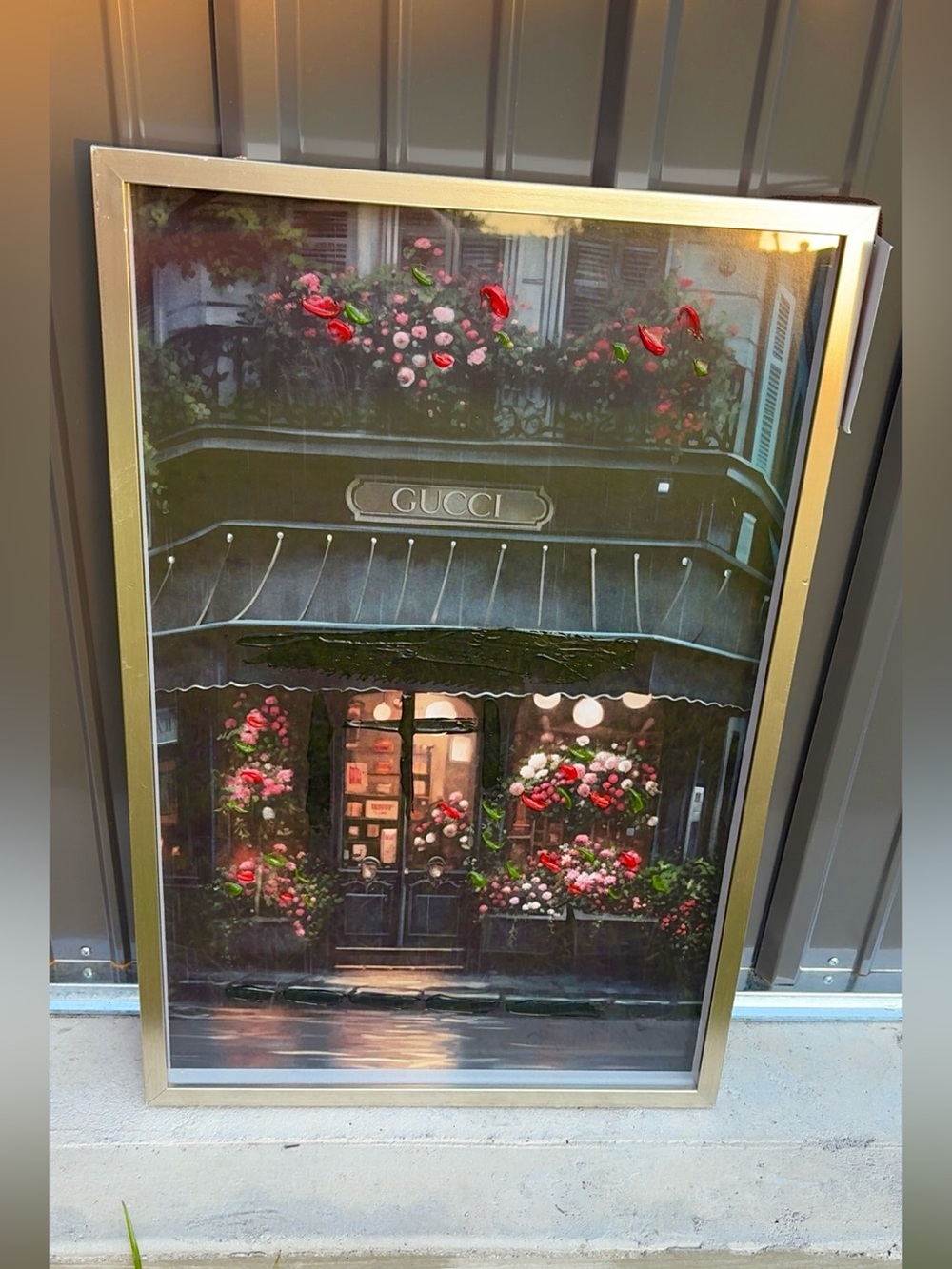 Gucci Boutique Floral Print – Black, Pink & Green